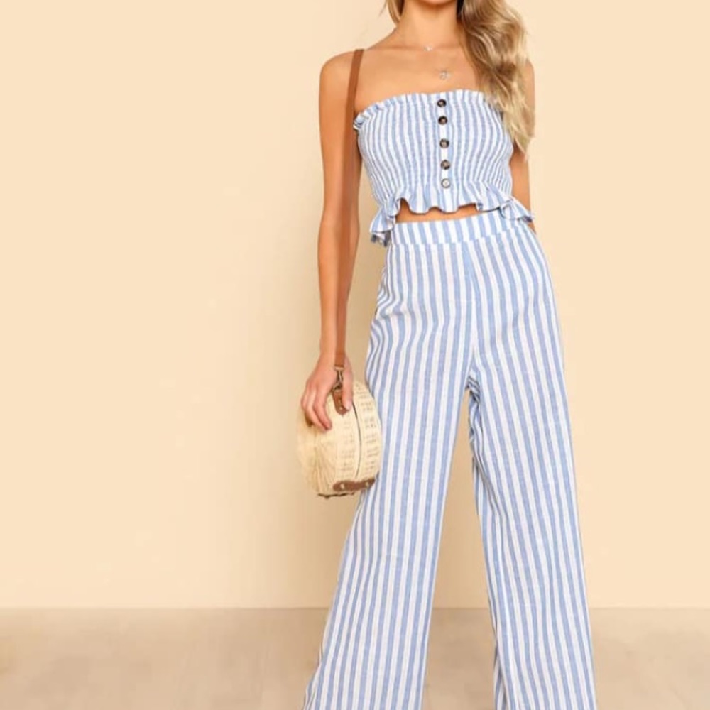 Two pieces pants and top